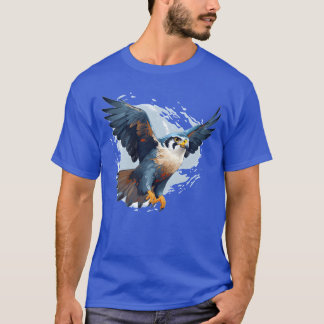 Niedlicher Peregrine Falcon Bird beobachtet Wildli T-Shirt