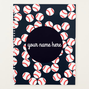 Niedlicher Personalisierter Baseballplaner Planer