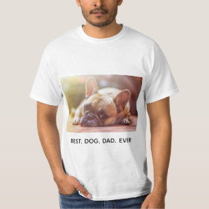 Niedlicher Personalisierter Bester Hund-Vater je T-Shirt