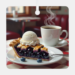 Niedlicher Personalisierter Blueberry Weihnachten Ornament Aus Metall