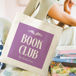 Niedlicher Personalisierter Buchklub Tragetasche