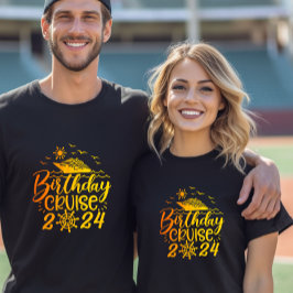 Niedlicher Personalisierter Geburtstag Kreuzfahrts T-Shirt