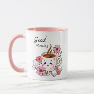 Niedlicher Personalisierter guter Morgen Niedliche Tasse