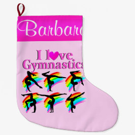 NIEDLICHER PERSONALISIERTER GYMNASTICS CHRISTMAS-S GROßER WEIHNACHTSSTRUMPF