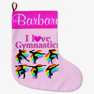 NIEDLICHER PERSONALISIERTER GYMNASTICS CHRISTMAS-S GROßER WEIHNACHTSSTRUMPF