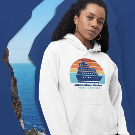 Niedlicher Personalisierter Kreuzfahrtschiff Famil Hoodie