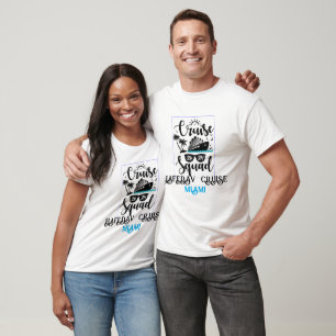 Niedlicher Personalisierter Kreuzfahrtschiff Famil T-Shirt
