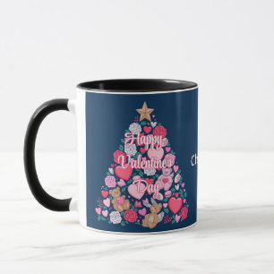 Niedlicher Personalisierter Valentinstag Tasse