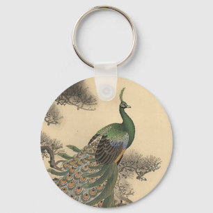 Niedlicher Pfau Schlüsselanhänger