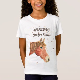 Niedlicher Pferdeliebhaber T-Shirt