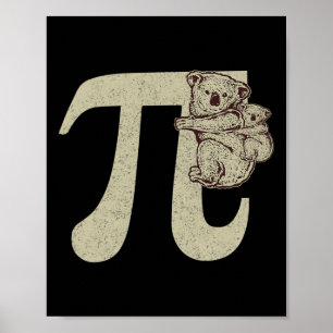 Niedlicher Pi Tag 3.14 Math Fan Süsse Pie by Poster