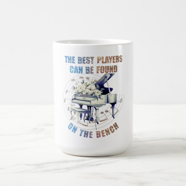 Niedlicher Piano-Player Bestes Preis-Leistungs-Ver Kaffeetasse (Mittel)