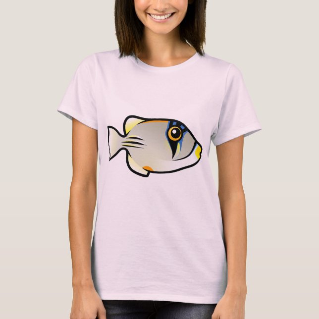 Niedlicher Picassofisch T-Shirt (Vorderseite)
