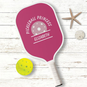 Niedlicher Pickleball-Assistent Name Ball Girl Pin Pickleball Schläger