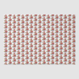 Niedlicher Pickleball Hund mit hässlichem Weihnach Seidenpapier