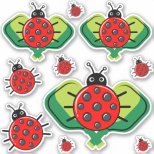 🐞 Niedlicher Pickleball-Ladybug mit Pickleball-Pa Aufkleber