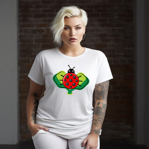 🐞 Niedlicher Pickleball Ladybug Plus Size T - Shi Große Größe T-Shirt