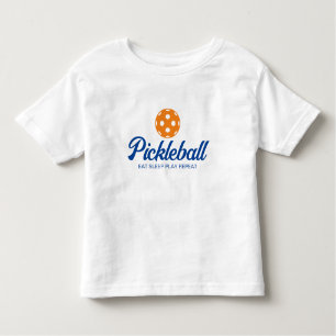 Niedlicher Pickleball-Sport im Shirt für Kleinkind