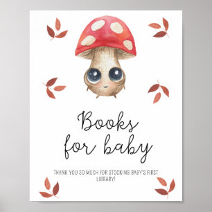 Niedlicher Pilz - Bücher für Baby Poster