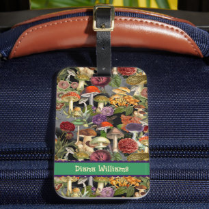 Niedlicher Pilzpilzgarten Gepäckanhänger