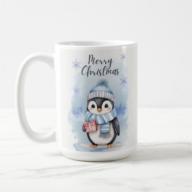 "Niedlicher Pinguin 2" Kaffeetasse (Links)