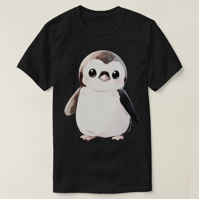 Niedlicher Pinguin 4 T-Shirt (Design vorne)
