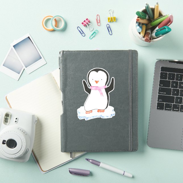 Niedlicher Pinguin Aufkleber (iPad Hülle)