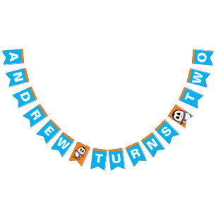 Niedlicher Pinguin Birthday Bunting Flags/Banner Wimpelkette