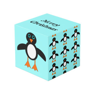 Niedlicher Pinguin Custom Foto Cube Würfel