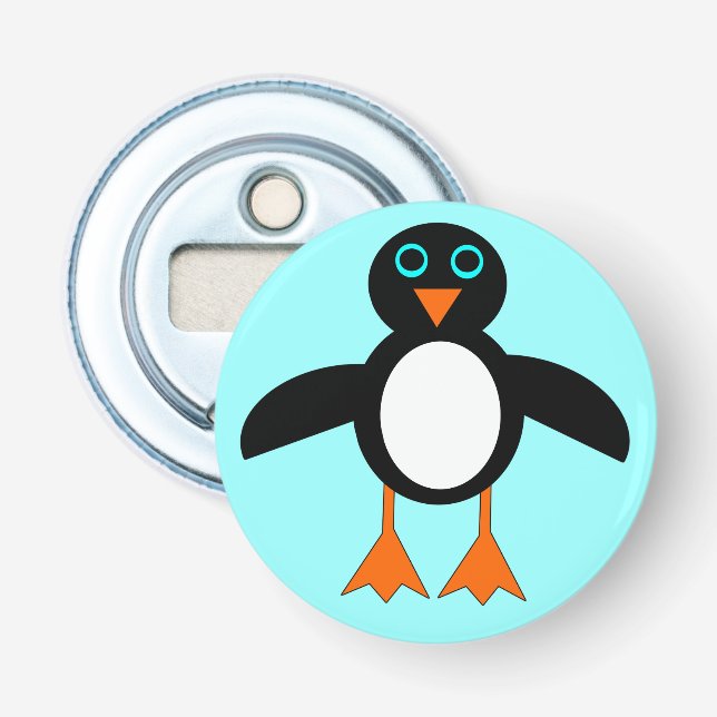 Niedlicher Pinguin-Flaschenöffner Flaschenöffner (Vorderseite)