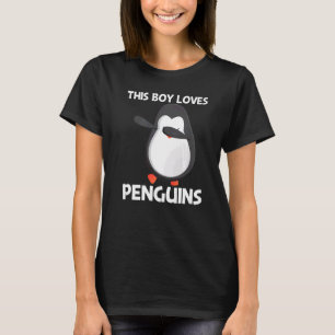 Niedlicher Pinguin für Jungen Kinder Antarktis T-Shirt