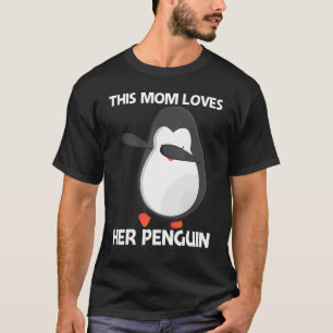 Niedlicher Pinguin für Mama Mutter Antarktis Tier T-Shirt