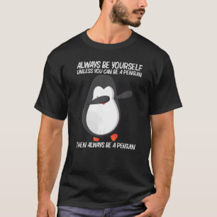 Niedlicher Pinguin für Männer Frauen Antarktis Tie T-Shirt