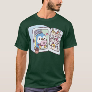 Niedlicher Pinguin g im Kühlschrank T-Shirt