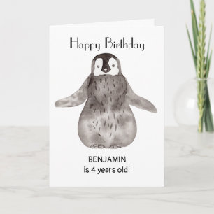 Niedlicher Pinguin Geburtstag  Karte