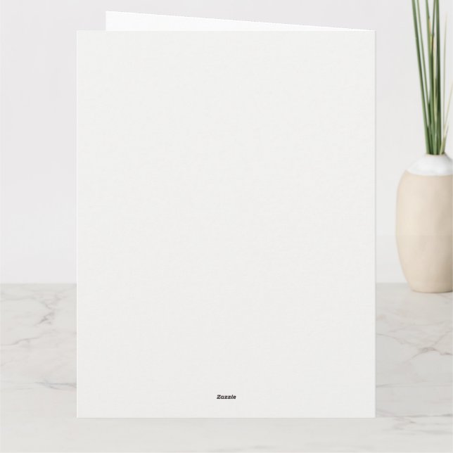 "Niedlicher Pinguin" Karte (Rückseite)