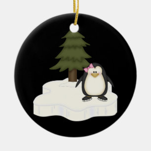 Niedlicher Pinguin Keramikornament
