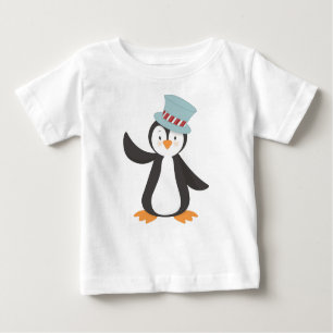 Niedlicher Pinguin, kleiner Pinguin, Pinguin mit H Baby T-shirt