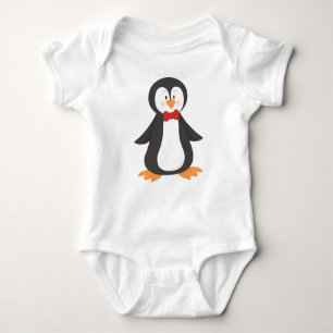 Niedlicher Pinguin, Kleiner Pinguin, Pinguin mit K Baby Strampler