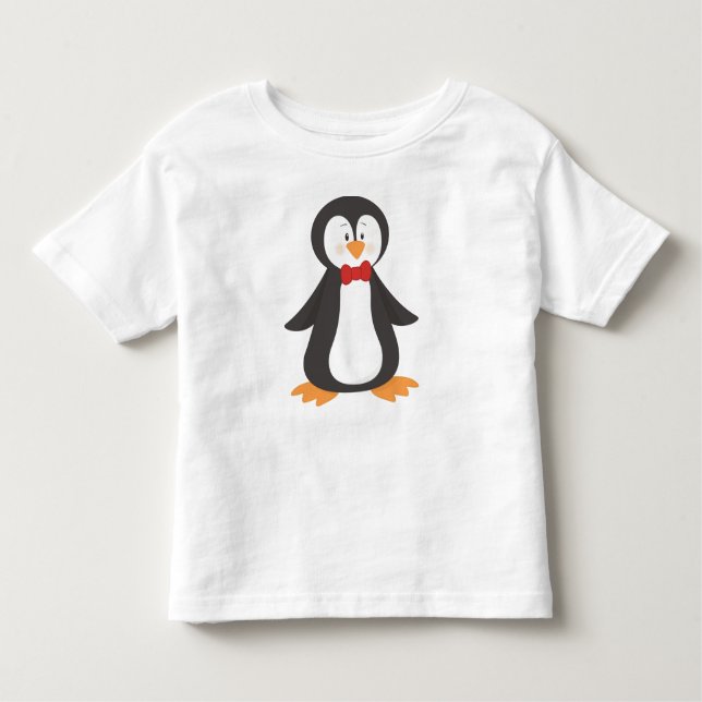 Niedlicher Pinguin, Kleiner Pinguin, Pinguin mit K Kleinkind T-shirt (Vorderseite)