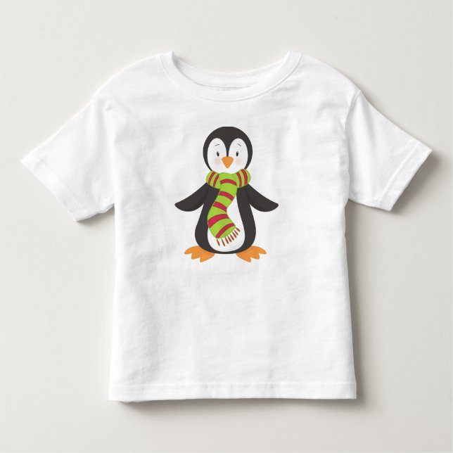 Niedlicher Pinguin, kleiner Pinguin, Pinguin mit K Kleinkind T-shirt (Vorderseite)