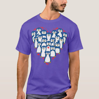 Niedlicher Pinguin Liebe des Herzens, tierische Lo T-Shirt
