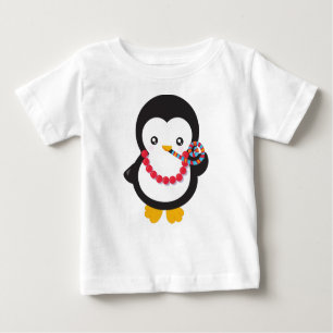 Niedlicher Pinguin, Little Pinguin, Party Pfeifen Baby T-shirt