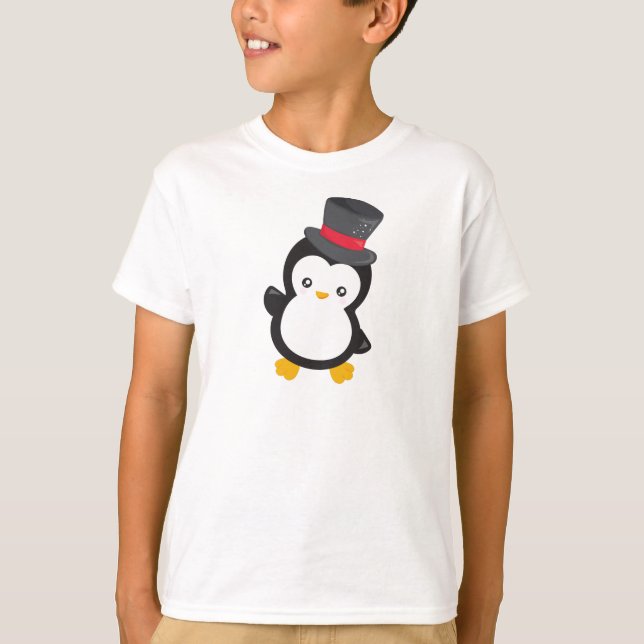 Niedlicher Pinguin, Little Pinguin, Top Hat (Vorderseite)