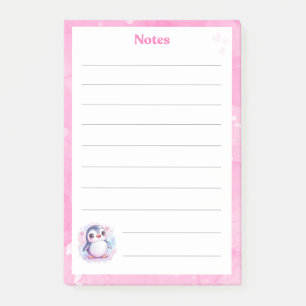 Niedlicher Pinguin Notepad Post-it Klebezettel