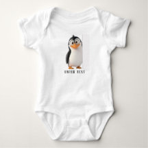 Niedlicher Pinguin Peking Baby Bodysuit mit benutz