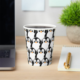 Niedlicher Pinguin-Pinguin Pappbecher