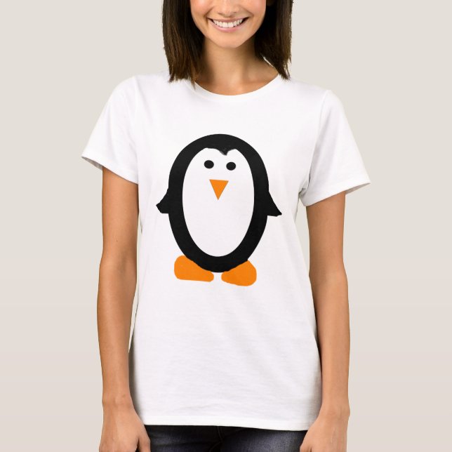 Niedlicher Pinguin-Tank T-Shirt (Vorderseite)