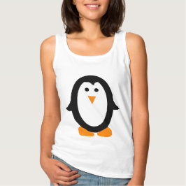 Niedlicher Pinguin-Tank T-Shirt