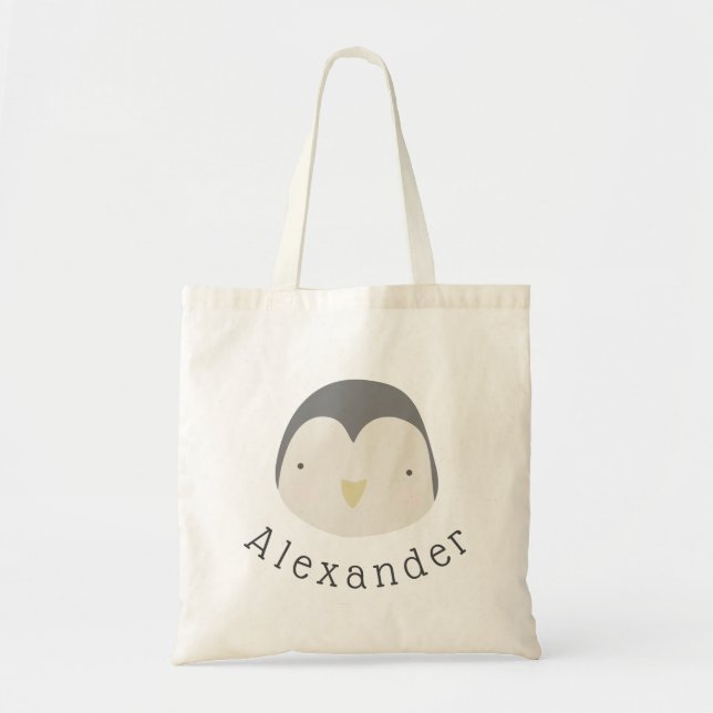 Niedlicher Pinguin Tragetasche (Vorne)